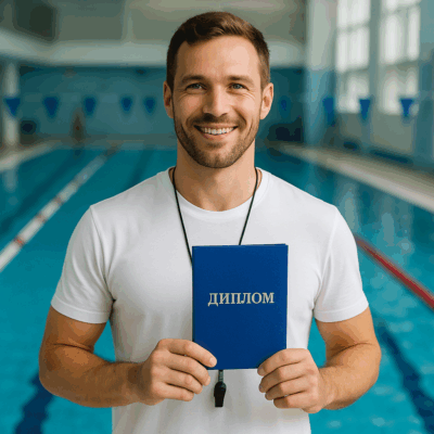 Фото курса Тренер по избранному виду спорта (плавание) с присвоением квалификации «Тренер по плаванию»