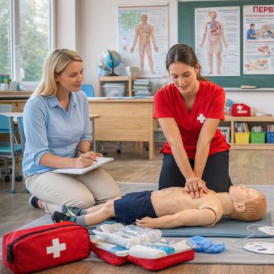 Фото курса Обучение оказанию первой медицинской помощи в школах