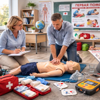 Фото курса Обучение учителей оказанию первой медицинской помощи