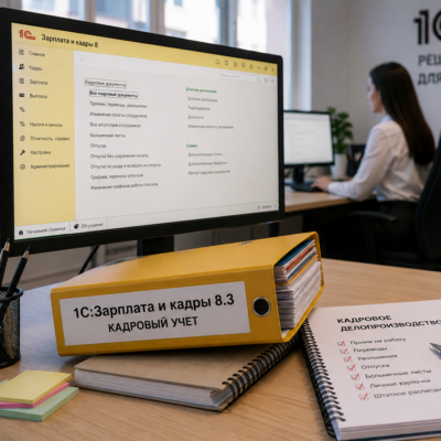 Фото курса Обучение 1С Зарплата и кадры 8.3: Специалист по кадровому делопроизводству со знанием 1С